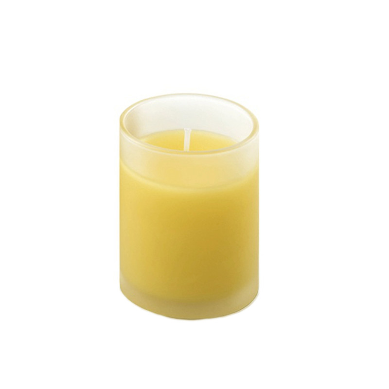 candele alla citronella da interno in bicchiere