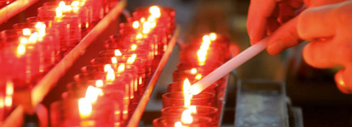 candele per la chiesa