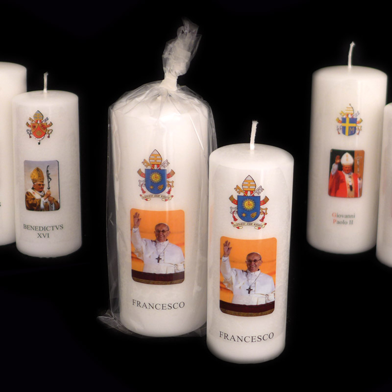 candele personalizzate per santuari e souvenir