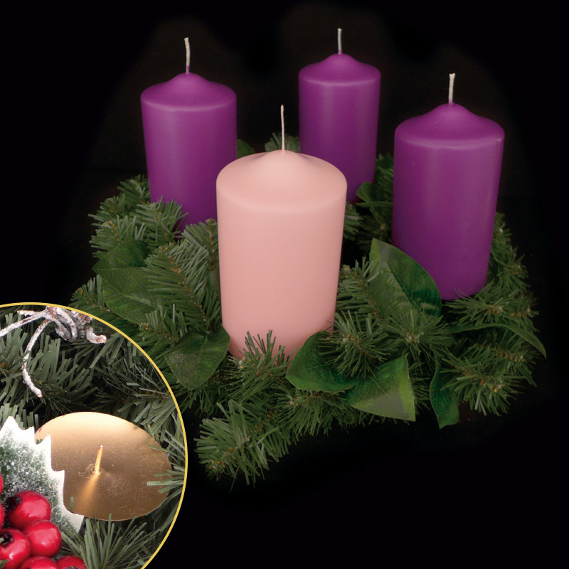 10 Portacandele In Metallo A Forma Di Corona – Accessori Per Fissare Candele Su Ghirlande E Decorazioni Natalizie